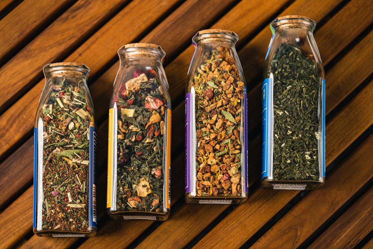 Fresh organic herbs as natural Flavor Boosters for glowing skin